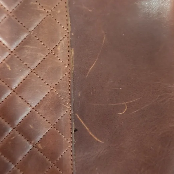 Justins Women’s Riding Boots | 100% Brown Leather | Quilted | Size 7B - Picture 5 of 11